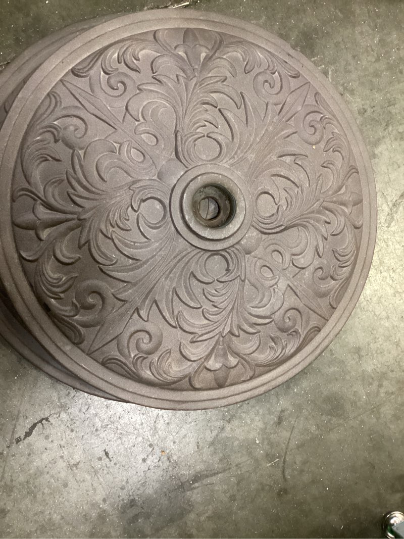 Condition photo showing As Is for market umbrella base