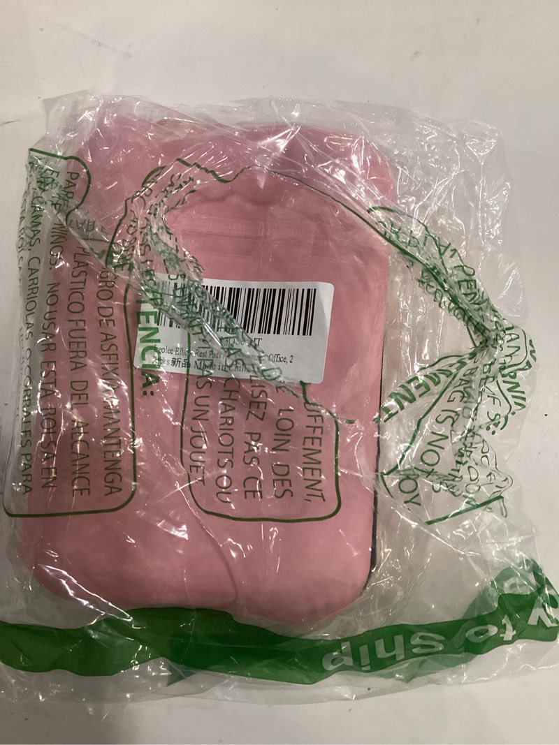 Condition photo showing New/Like New for Leolee Elbow Rest Pads for Desk, Pink Ergonomic Wrist Rest Pad Arm Rest Pads with Memory Foam & Non-Slip Base, Armrest Cushion Support Pad Relieve Elbow and Wrist Pain for Computer, Office, 2 Packs