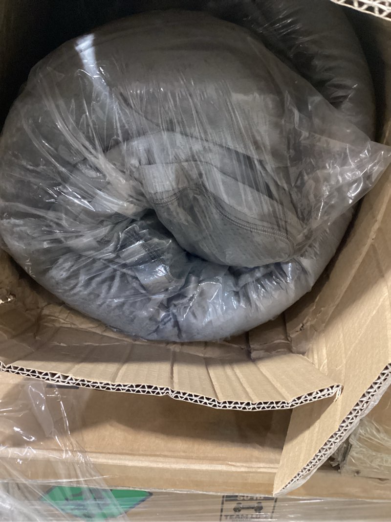 Condition photo showing New/Like New for Orthopedic Sofa Dog Bed - Ultra Comfortable Dog Beds for Medium Dogs - Breathable & Waterproof Pet Bed- Egg Foam Sofa Bed with Extra Head and Neck Support - Removable Washable Cover & Nonslip Bottom. Medium Gray