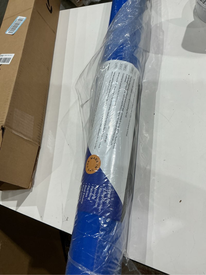 Condition photo showing Good Condition for tapemanblue floor protection film, 36" x 200', made in usa, blue self adhesive floor protector tape for moving, painting and construction, temporary covering to shield hardwood, tile, hard surfaces