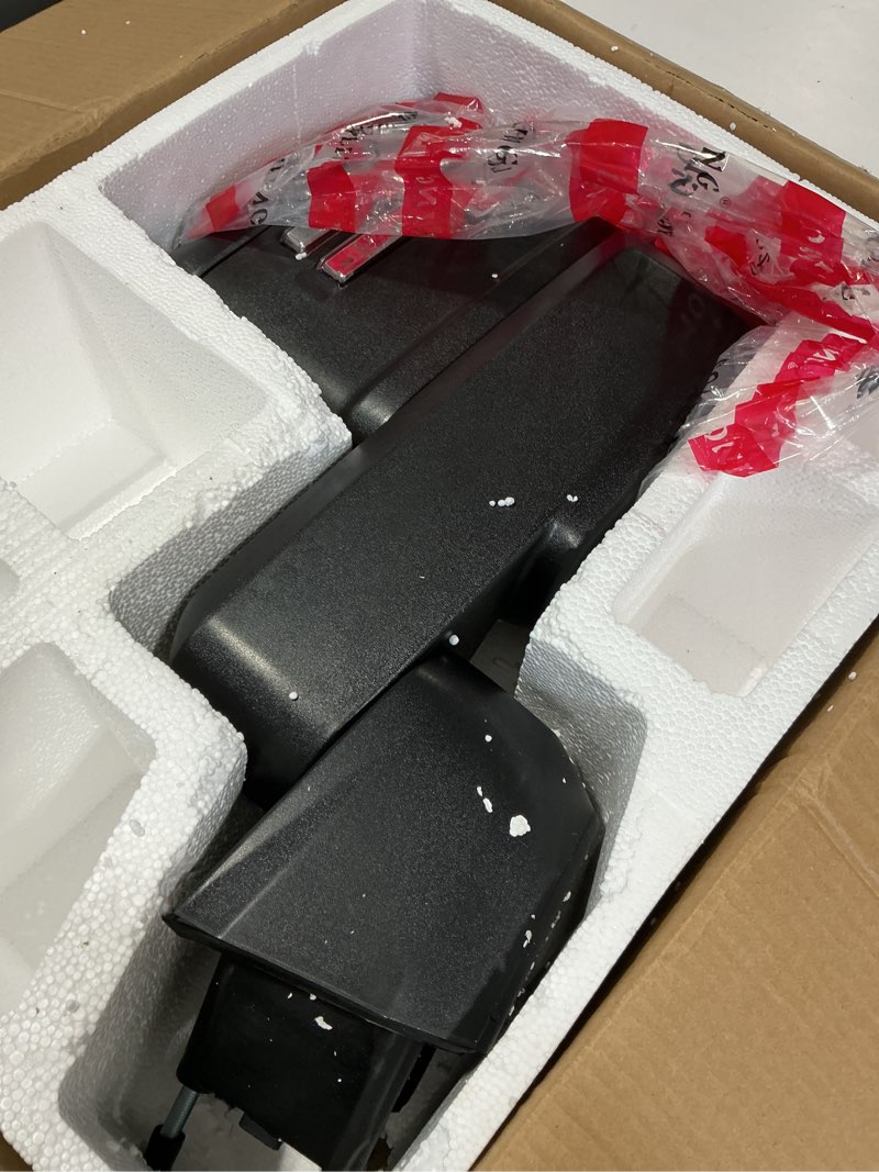 Condition photo showing New/Like New for driver left side door towing mirror power and heated with signal light no spot light with back cover for chevrolet silverado gmc sierra 2500hd 3500hd from 2019 to 2025 driver (lh) side
