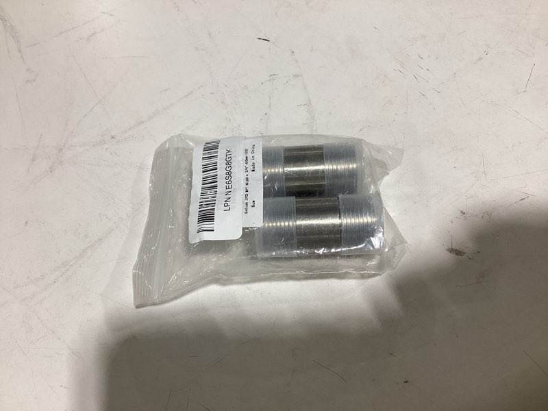 Condition photo showing As Is for beduan stainless steel pipe fittings, 3/4" npt x 3/4" npt male threaded, 2" length nipple cast pipe (pack of 2) 3/4" npt x 3/4" npt male 2" length?50mm?-2pcs