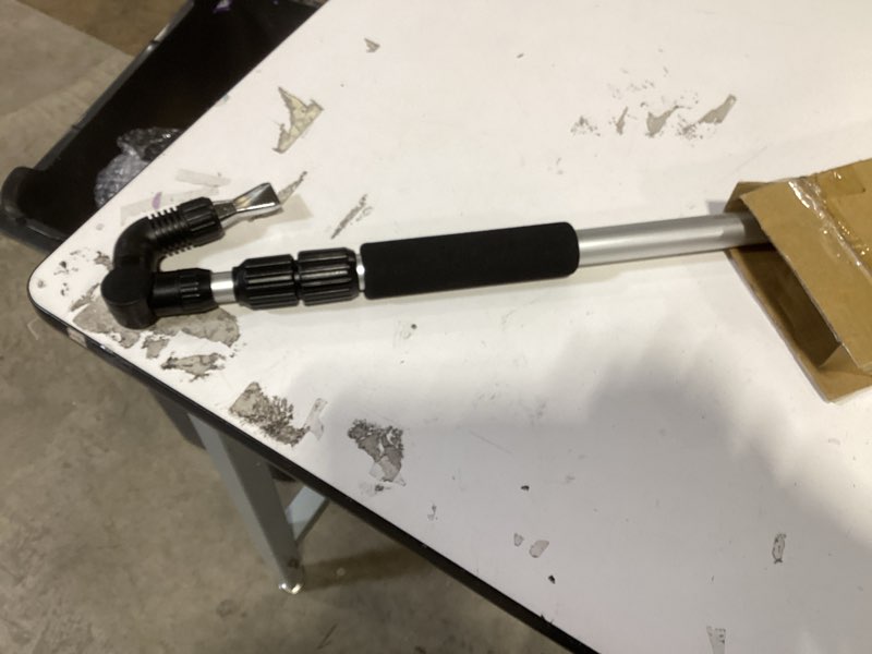 Condition photo showing Good Condition for orbit 58543 telescoping gutter cleaning wand, silver 1 silver
