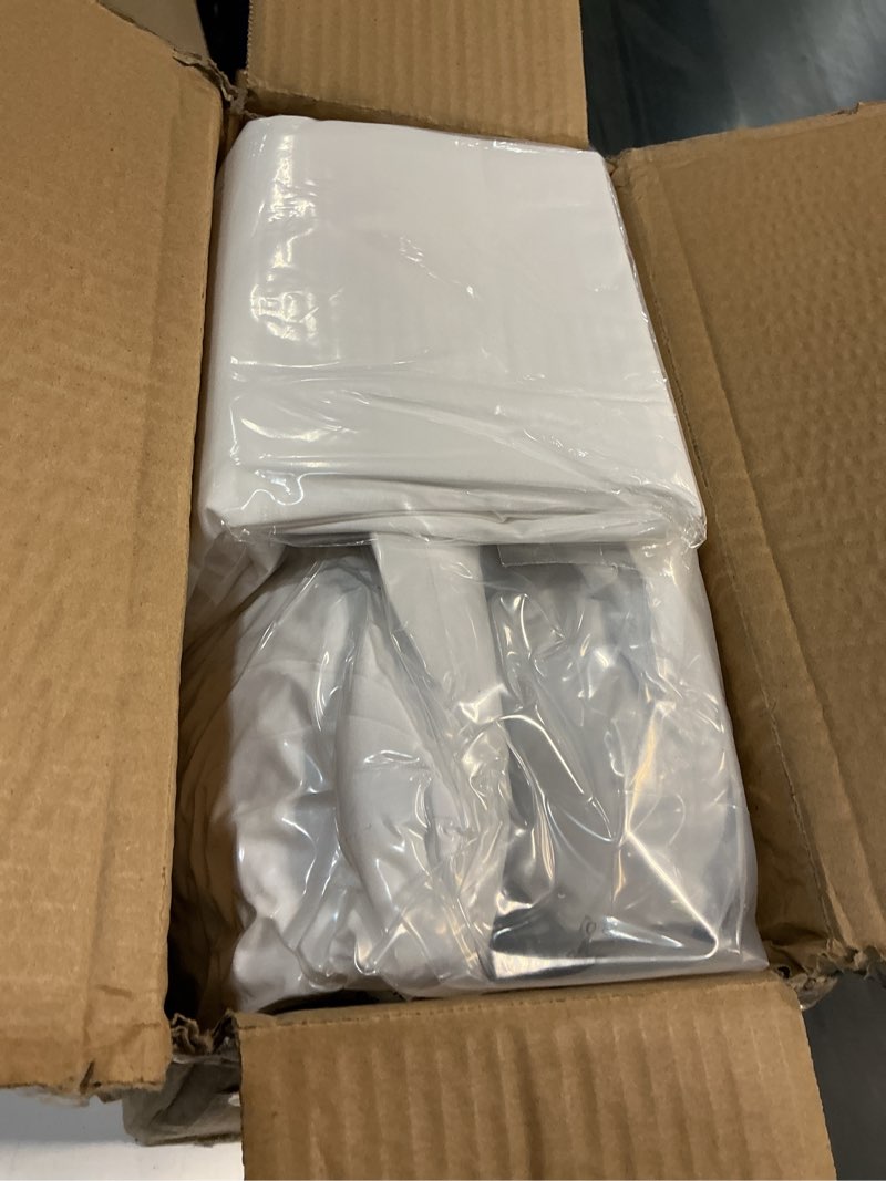 Condition photo showing New/Like New for amazon basics down alternative bed pillows and pillow protector case set, medium density, standard size 26" x 20", hypoallergenic, microfiber, washable, white, 2-pack standard (2 pillows + 2 protectors) medium pillows + protectors