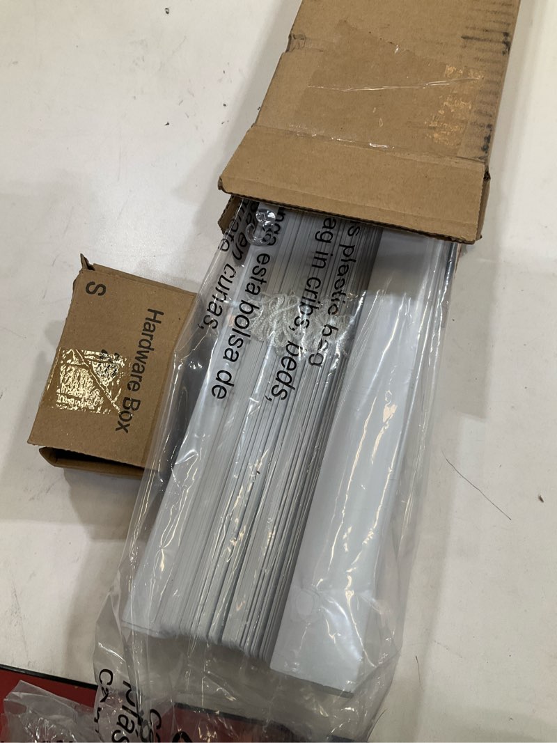 cordless 1" vinyl mini blinds 31"wx64"h white