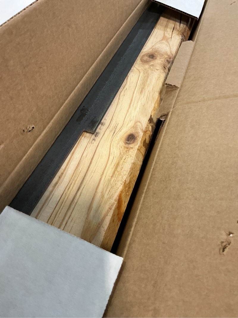 Condition photo showing Good Condition for architectural mailboxes 23" height, no dig, 4x4 wooden pine post insert with anchor kit for slip over posts