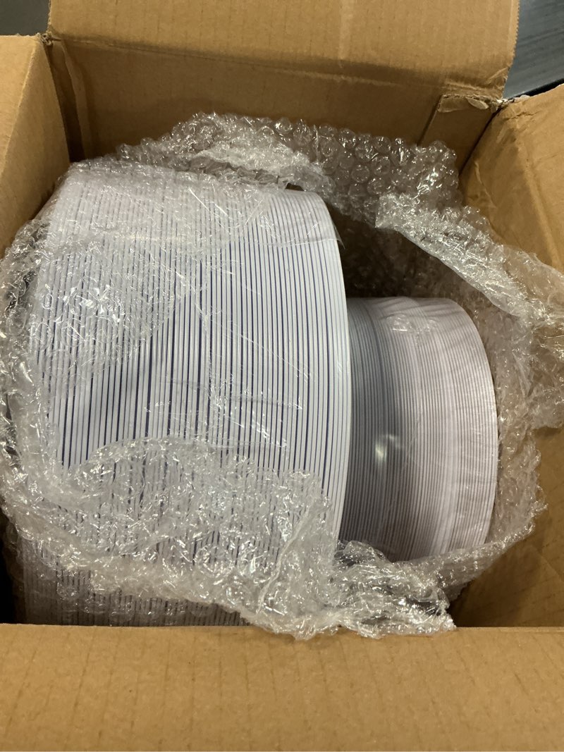 Condition photo showing Good Condition for LIYH 120 Pcs White Plastic Plates Heavy Duty - White Plates Disposable Plate Dishes for Party Wedding Includes 60 Dinner 10.25" & 60 Dessert Plate 7.5" for Birthday Wedding 120pcs White