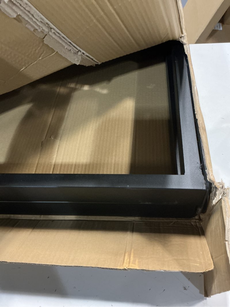 Condition photo showing Good Condition for tieou metal table legs 28 inch heavy duty metal desk legs set of 2 28” height 24” wide industrial black table legs,modern furniture legs h28"xw24" rectangle-shape