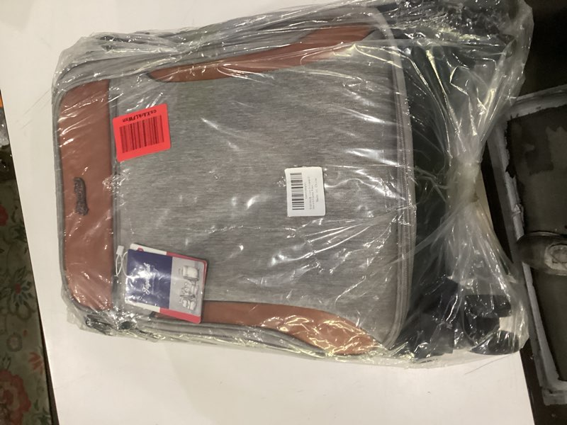 Condition photo showing New/Like New for carry on luggage 22x14x9 airline approved, 20 inch softside suitcase with 4 pcs, lightweight luggage for women men with tsa lock and 4 spinner wheels, soft side carry-on suitcases for travel, grey 20 inch grey