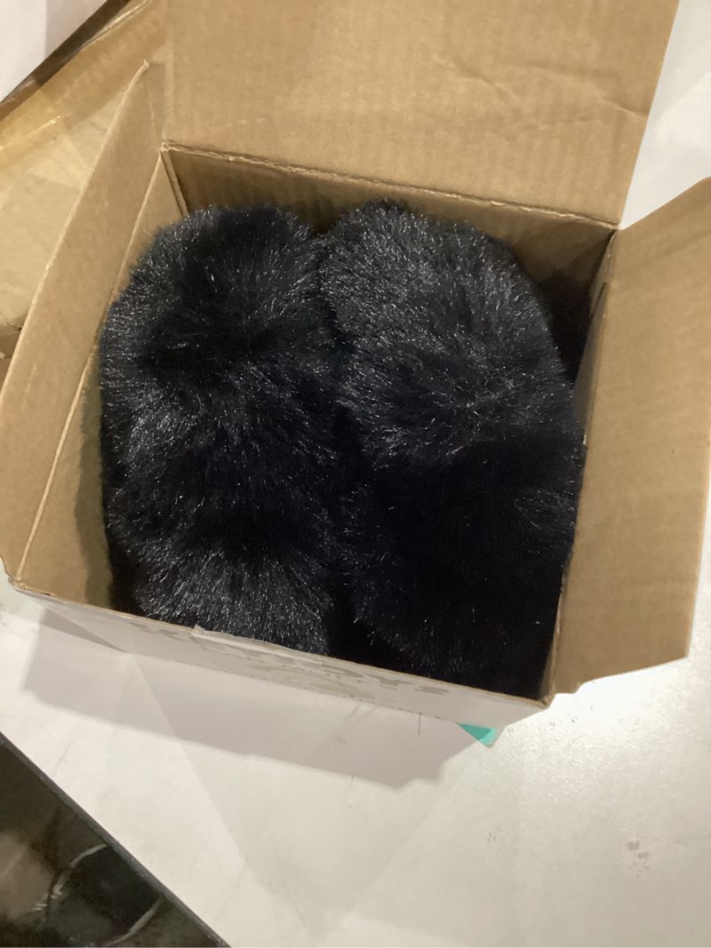 Condition photo showing Good Condition for KEYJOYS Ear Muffs for Winter Women Cold Weather, Adjustable Fluffy Folding Earmuffs, Cute Ear Warmers Outdoor Ear Covers Black
