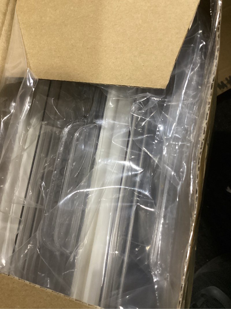 Condition photo showing Good Condition for 2 Pack Bathroom Organizers and Storage - Multi-Purpose,2-Tier Clear Pull Out Organization for Bathroom,Under Sink,Kitchen,Vanity,Countertop,Cabinet,Pantry & Medicine Cabinet,White 2set White