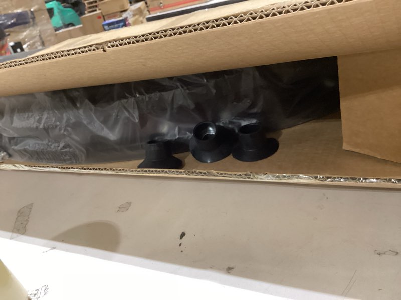 Condition photo showing Good Condition for Kanchimi 40" 48" Folding Mini Fitness Indoor Exercise Workout Rebounder Trampoline with Handle, Max Load 330lbs 48" Black