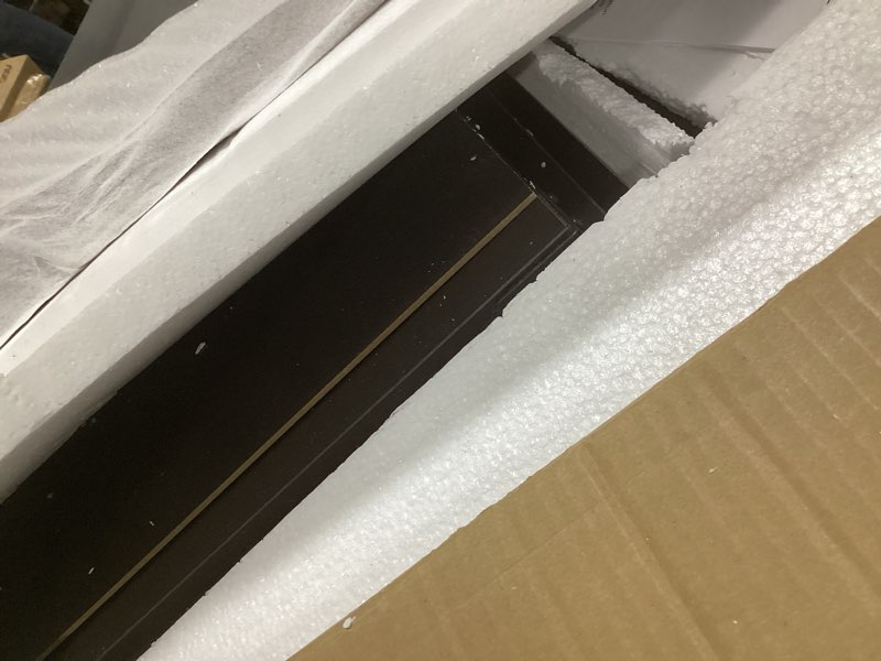 Condition photo showing Good Condition for over the toilet storage cabinet with 2-door design bathroom organizers and storage with anti-tip device over toilet organizer with shelves for bathroom,restroom,laundry espresso