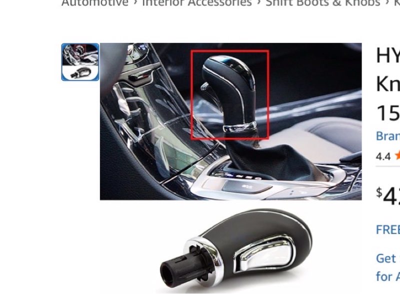 HYUNDAI Auto Gear Shift Lever Knob 2012-2016 Azera 2011-15 Sonata OEM Parts