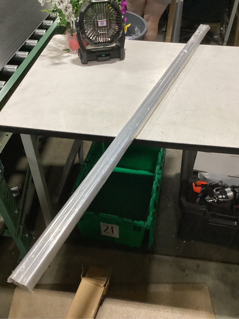 Condition photo showing New/Like New for 60" oval closet rod (15mm x 30mm) | 3 pack | chrome 3 pack 60" rod