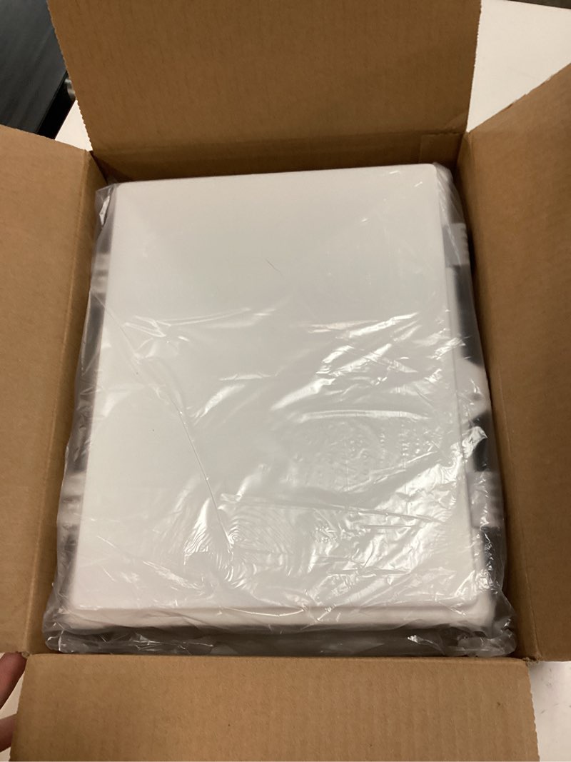 Condition photo showing New/Like New for namunanee outdoor electrical junction box, abs water resistant enclosure with internal mounting panel & hinged cover (13\" h* 9.2\" l* 3.7\" w) 13\"h x 9.2\"l x 3.7\"w & standard