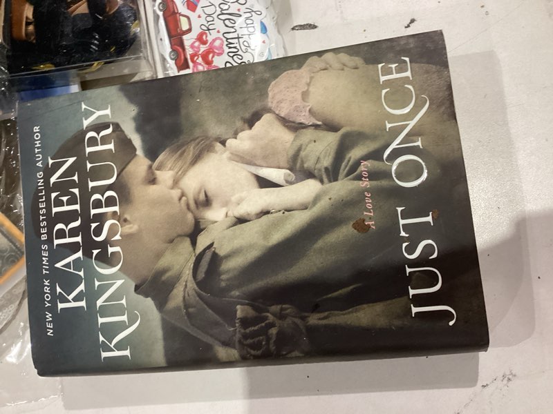Condition photo showing New/Like New for Just Once: A Novel