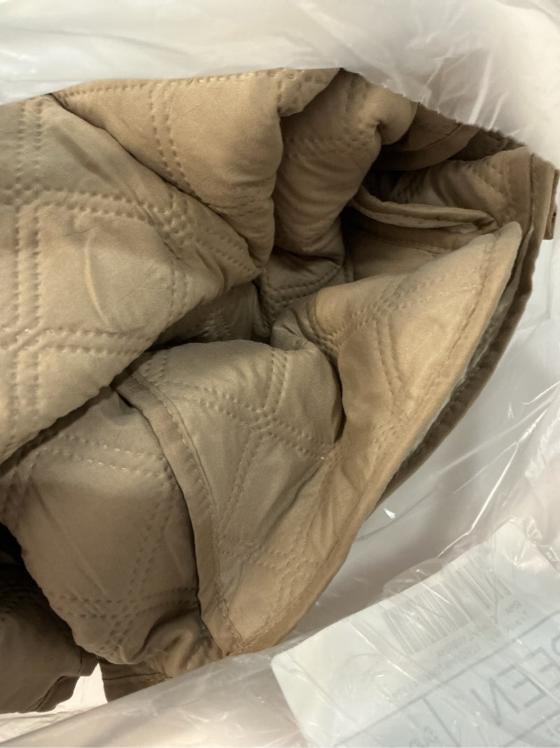 Condition photo showing Good Condition for ruaozz waterproof recliner sofa covers, 1-piece reclining couch covers non-slip sofa slipcover washable furniture protector with elastic straps pocket for kids pets (khaki, 2 seater) khaki 2 seater