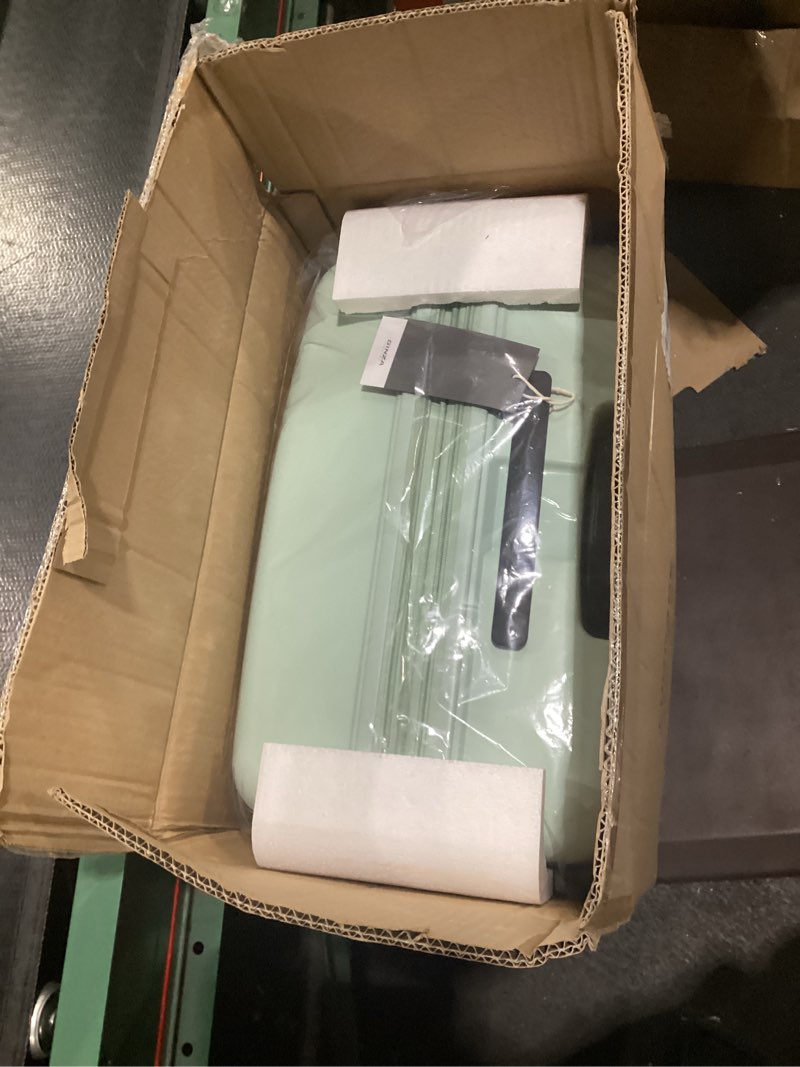 Condition photo showing New/Like New for ginzatravel pp material 3-piece expandable luggage sets with spinner wheels? suitcase with tsa lock?large luggage for family travel carry on 20/24/28?azure water color azure water color 3-pc set (20/24/28)