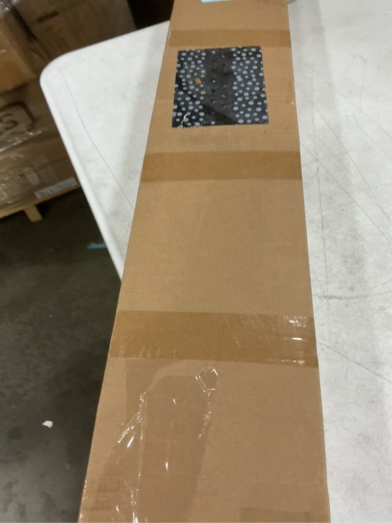 Condition photo showing New/Like New for rantila 4 panel room divider, 6 ft folding privacy screen with wide feet, freestanding partition for room separation, portable room divider panel, 89" w x 71" h, black black 22" - 4 panel
