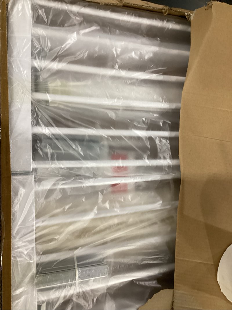 Condition photo showing New/Like New for hoyofo extra wide 57”- 59.8” baby gate for doorways pressure mount stair gates for kids or dogs with auto-close