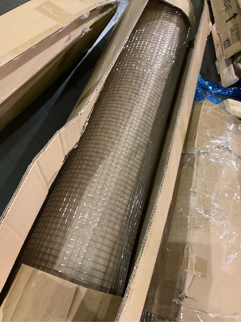 Condition photo showing Good Condition for Hardware Cloth 48inx100ft 1/2 Inch Galvanized, Chicken Wire Fence Chicken Rabbit Snake cage Wire Fence Mesh Roll,Garden Plant Welded Metal Wire Fence,Poultry Animal Netting cage Screen. Silver