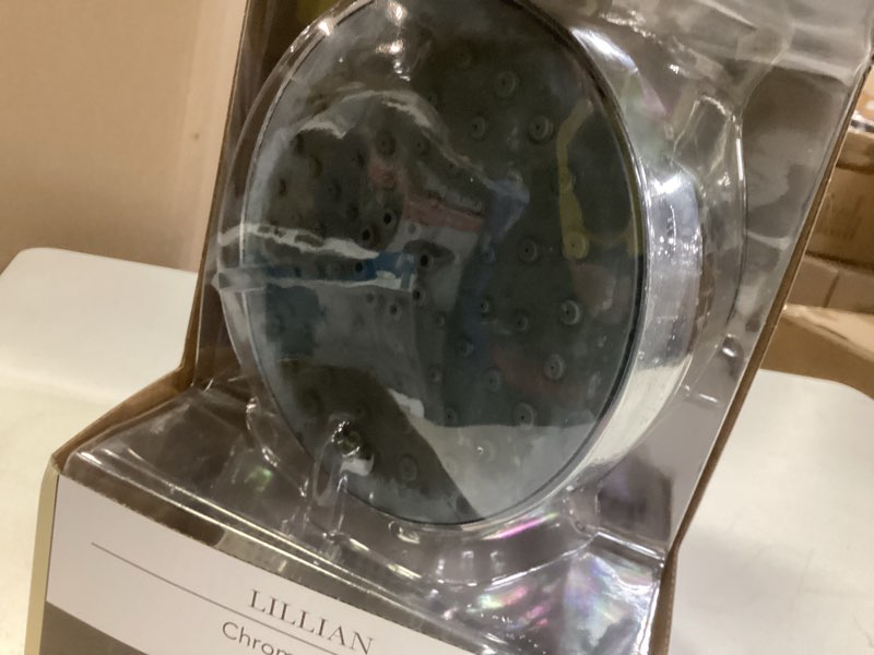 Condition photo showing As Is for  allen + roth Lillian 4 -Spray Chrome 6-in Round Filtered Shower Head 1.8 GPM