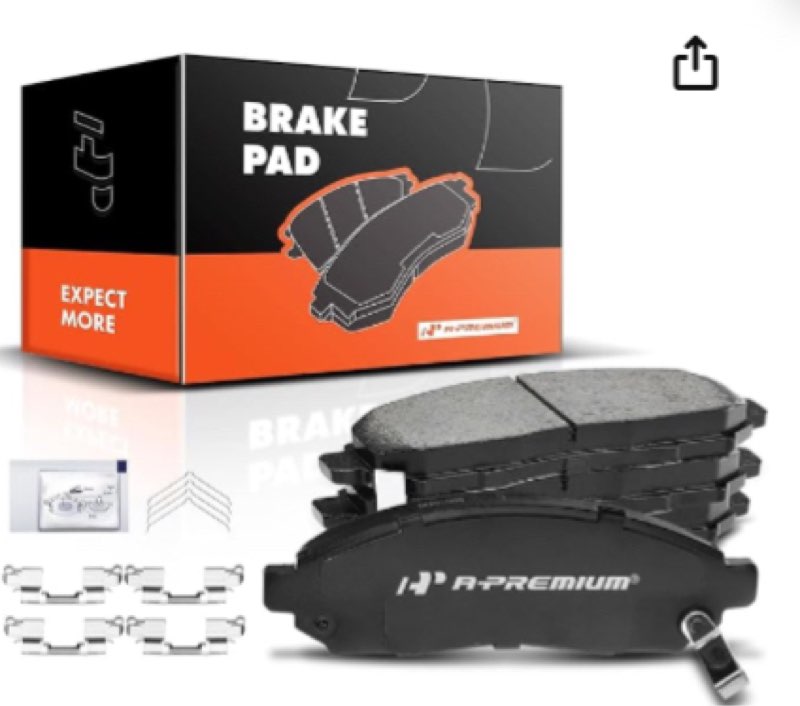 a-premium front ceramic disc brake pads set compatible with select nissan and suzuki models - frontier 2005-2019, pathfinder 2005-2012, xterra 2005-2015, equator 2009-2012