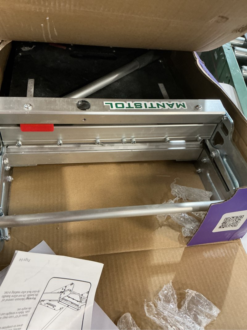 Condition photo showing As Is for 13" Pro SPC, LVP, LVT, WPC, RVP, VCT, PVC and Rigid Core Vinyl Flooring Cutter LVT-330; Cuts up to 5/16" (8mm) thick ! 13in Black?red