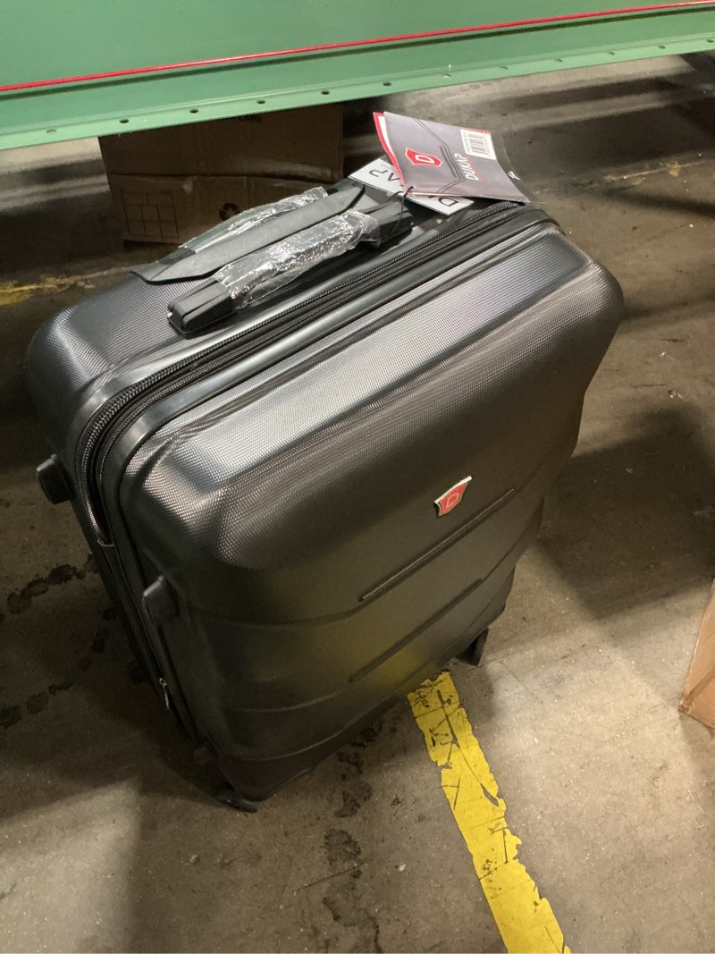 Condition photo showing As Is for dukap zonix 26" lightweight hardside spinner luggage