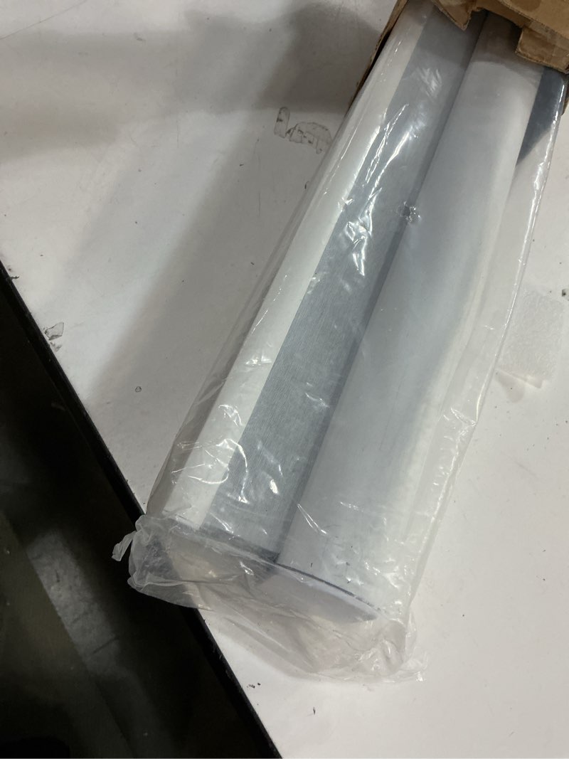 Condition photo showing Good Condition for joydeco cellular shades cordless, 35 inch wide blackout cellular blinds for windows, waterproof honeycomb blinds white window coverings for bedroom, living room, office, kitchen (35" w x 64" h) a - white 35"w x 64"h