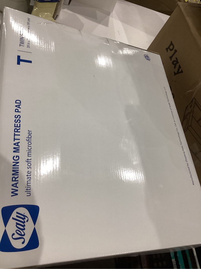 Condition photo showing As Is for Sealy Electric Mattress Pad Cal King Size, 10 Heating Settings Heated Mattress Pad, Bed Warmer with Dual Controller & Auto Off 1-12 Hours, Fit Up to 17 Inch, Machine Washable, 72"x84" Cal.King