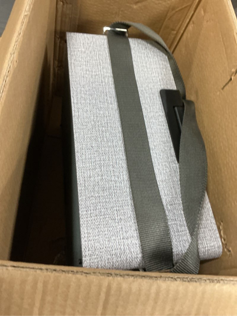 Condition photo showing As Is for professional karaoke machine with lyrics display screen for adults, 2 wireless microphones, bluetooth portable pa speaker system set with built in 15" touch tablet with android & wifi, alto x6 1.0