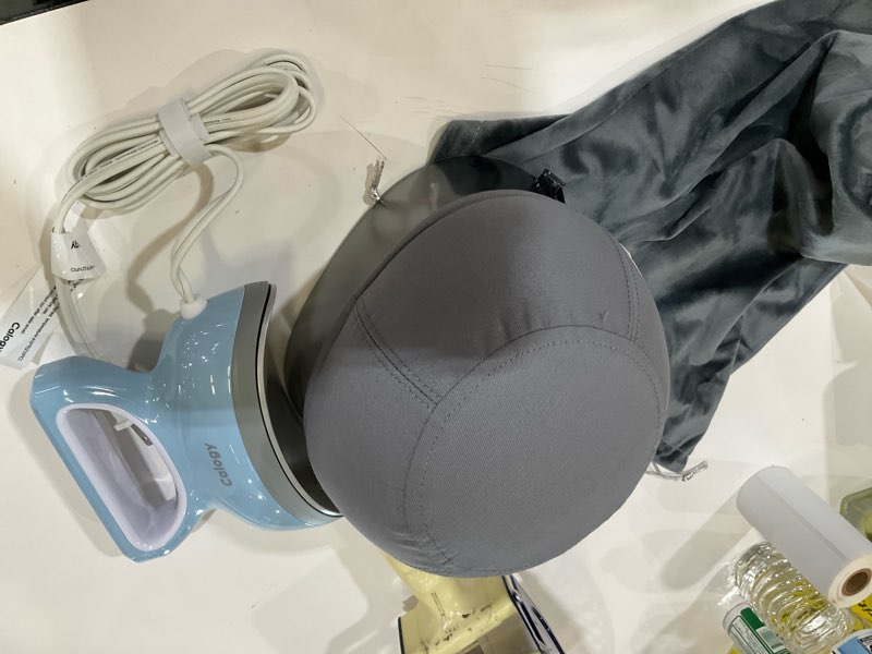 Condition photo showing Good Condition for calogy hat press heat machine for caps, mini portable hat heat press with timer, max 410?,precision temp control ±5?, fast & evenly heating 2.76*6.3in curved plate for 6 1/2-8 hat?21-26 girth (blue)