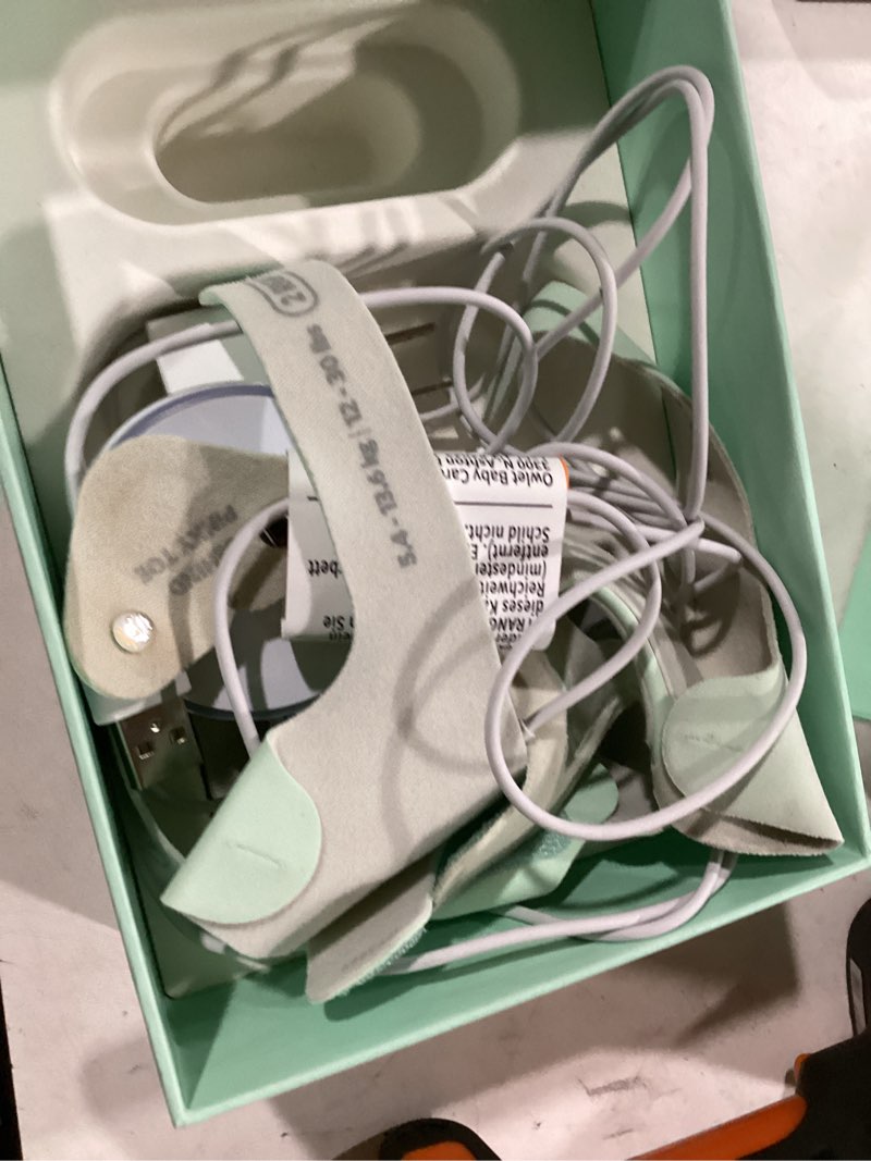Condition photo showing As Is for Owlet Dream Sock® - FDA-Cleared Smart Baby Monitor - Track Live Pulse (Heart) Rate, Oxygen in Infants - Receive Notifications - Mint