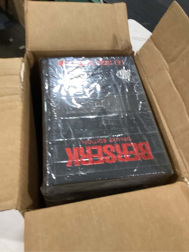 Condition photo showing Good Condition for berserk deluxe edition series 6 books collection (vol 1-6 berserk deluxe volume 1, berserk deluxe volume 2, berserk deluxe volume 3, berserk deluxe volume 4, berserk deluxe volume 5, berserk deluxe volume 6) by kentaro miura