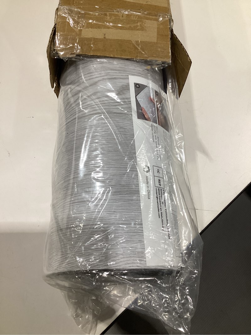 Condition photo showing Good Condition for WIFEA Self Adhesive Vinyl Flooring Roll 23.6\"x 393\"/64 Sq.Ft Wood Grain Peel Stick Floor Tiles, Wear-Resistant and Waterproof Vinyl Plank Flooring for Bedroom Living Room Office Balcony RV White Grey 23.6\"Wx 393\"L (64 Sq.Ft) White-Grey Wood, SIMILAR TO STOCK PHOTOS, NOT EXACT 