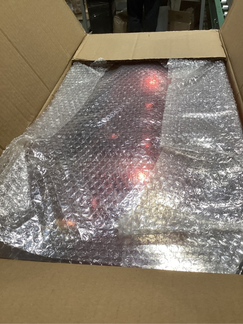 Condition photo showing New/Like New for RED Jerify 2 Pcs 12\" Large Christmas Ball Ornaments Giant Shiny Plastic Christmas Ball Outdoor Shatterproof Water Resistant Ball Decorations for Holiday Party Xmas Tree RED