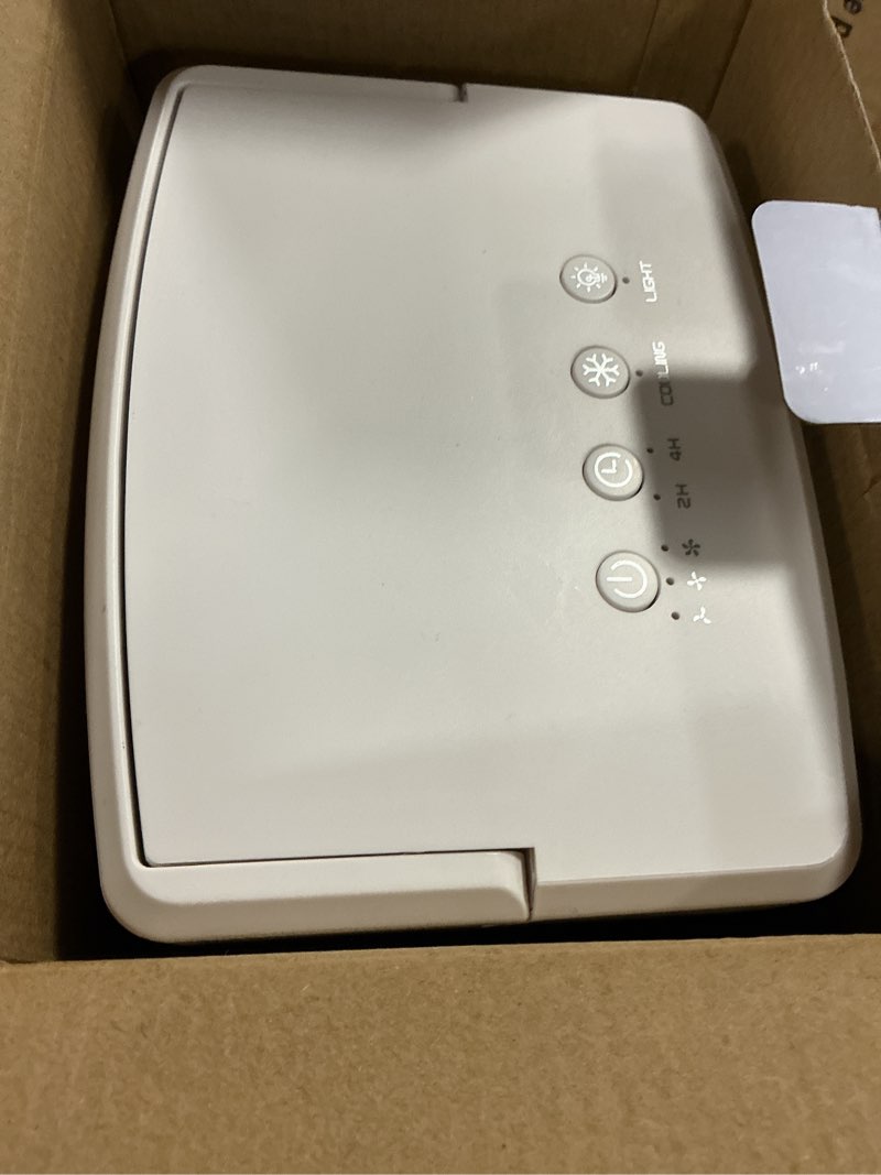 Condition photo showing Good Condition for evaporative air cooler - small portable air conditioner - 4 in 1 air conditioner fan - indoor mini ac unit for bedroom with timer, 3 speeds, 7 color night light white