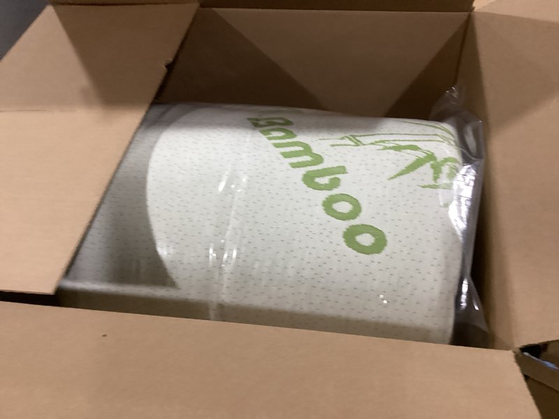 Condition photo showing New/Like New for Ultra Soft Twin XL Size Mattress Topper - Viscose Made from Bamboo Pillow Top Mattress Pad for Back Pain Relief - Naturally Cooling for Hot Sleepers, Green Green Twin XL