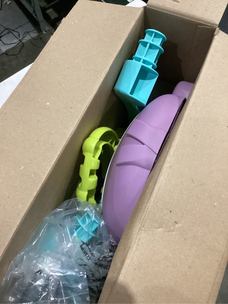 Condition photo showing Good Condition for Fisher-Price Baby Push Toy Learn with Me Purple Monkey Walker Musical Learning Activity with Lights for Infants Ages 6+ Months