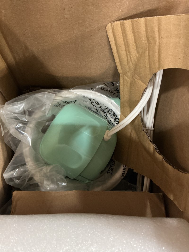 Condition photo showing As Is for dash my mug ice cream maker - makes single serving of gelato, frozen yogurt, sorbet & more - easy to clean & use - aqua, 2 bowls 2 bowls aqua