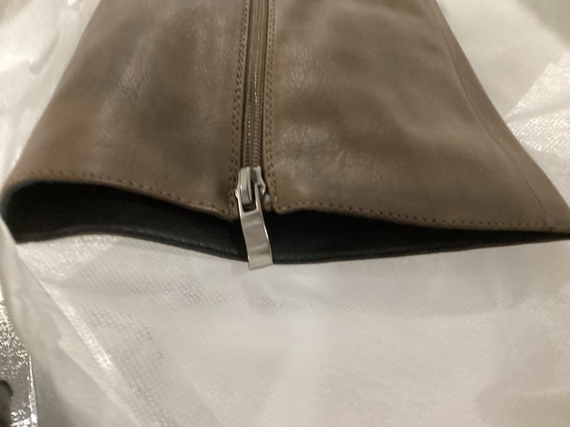 Condition photo showing Good Condition for Knee High Boots for Women Tall Boots Womens Chunky Block Heel Dress GoGo Long Boots 9.5 Brown