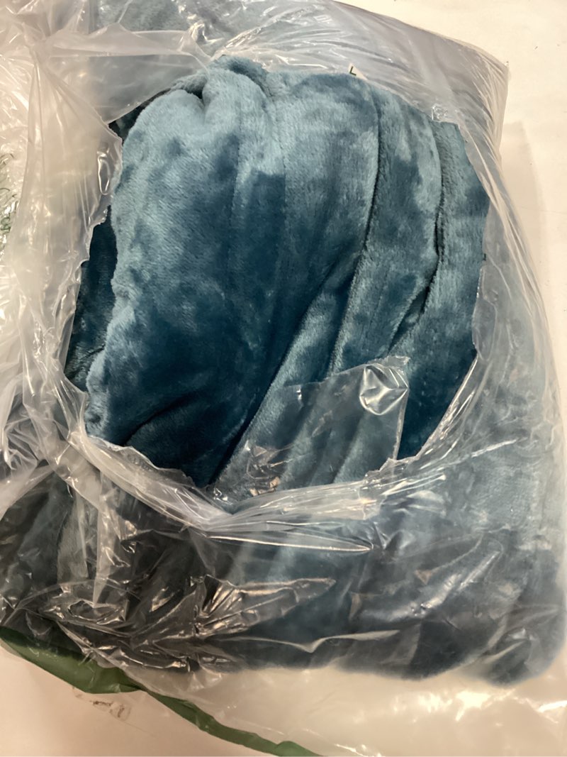 Condition photo showing Good Condition for Beautyrest Heated Blanket, Eletric Throw Blanket, Soft, Warm, Reversible Plush - Sherpa Heating Blanket Throw for Office, Couch, 3 Heat Settings, 2 hr Auto Shut Off, Machine Washable, 50 x 60 Blue Blue 50x60"