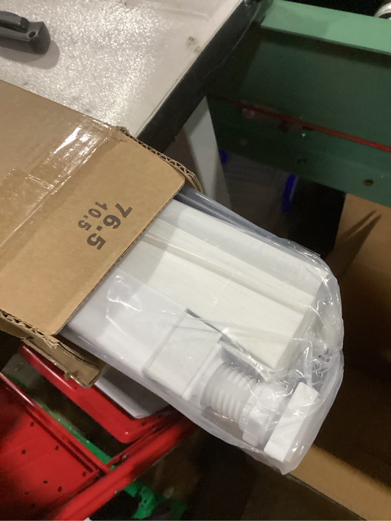 Condition photo showing New/Like New for LazBlinds Cordless Cellular Shades, No Tools No Drill Light Filtering Honeycomb Shades Pleated Blinds for Windows, 30 1/2'' W x 64'' H, White Light Filtering-white 30 1/2'' W x 64'' H