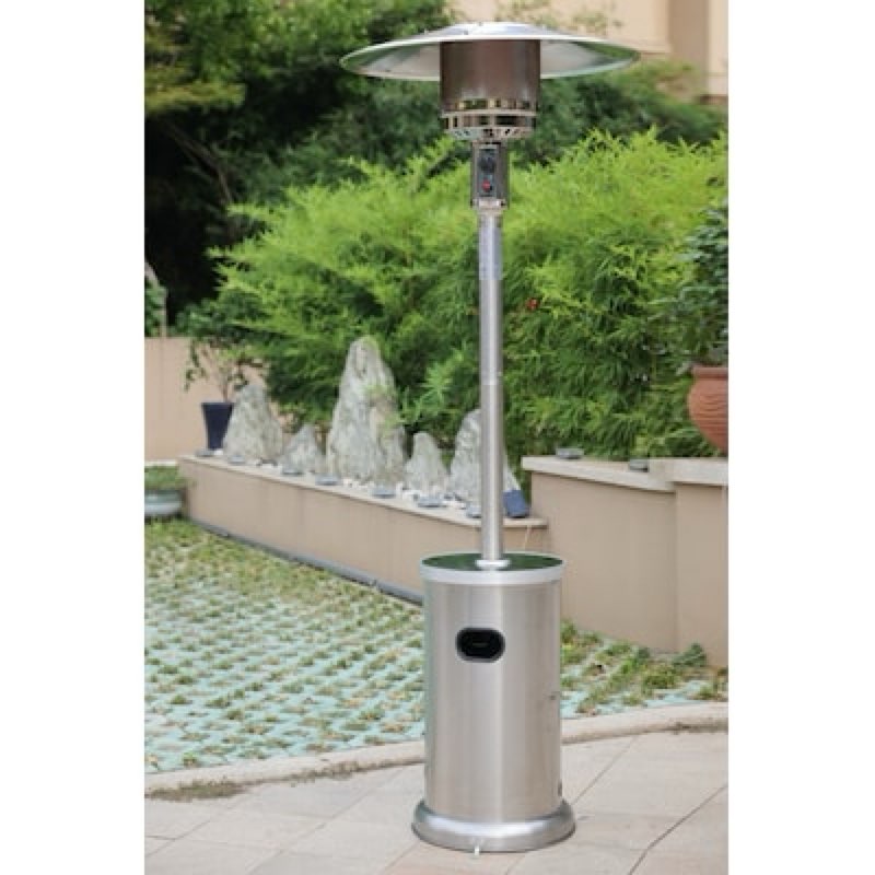 master forge 48000 -btu stainless steel stainless steel floorstanding liquid propane patio heater