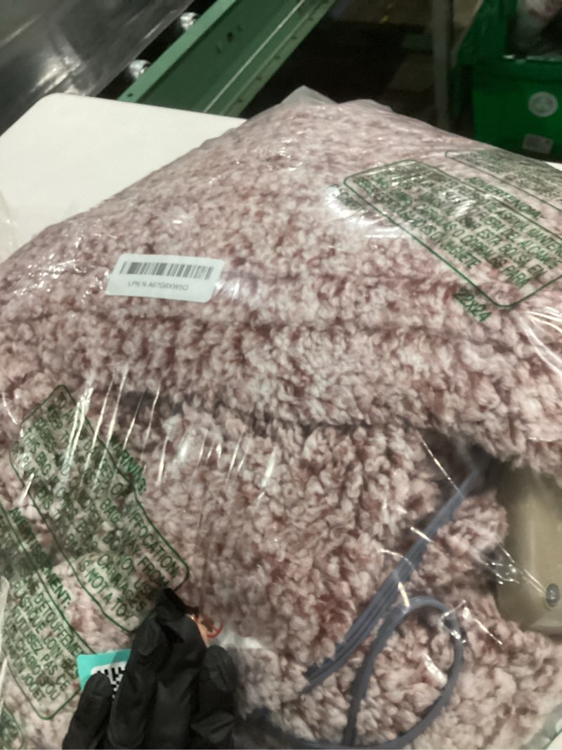 westinghouse electric blanket twin size, soft plush sherpa heated blanket with 10 heating levels & 1