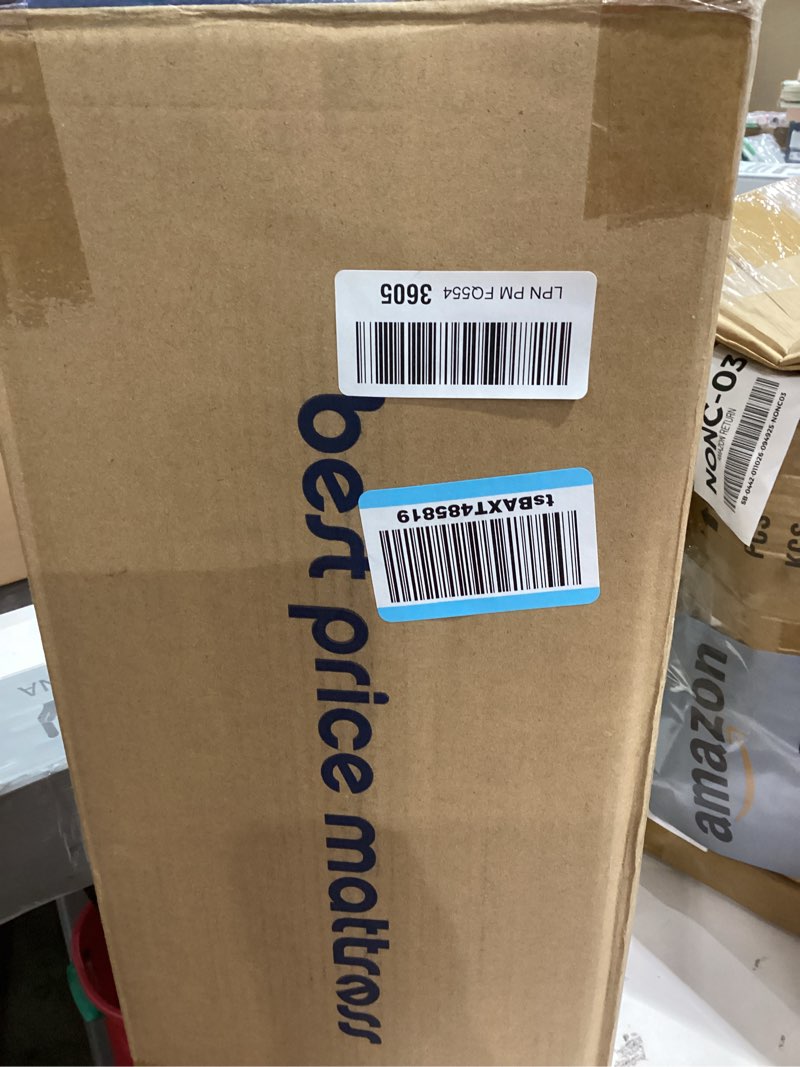 Condition photo showing Good Condition for Mellow 3 Inch 5-Zone Memory Foam Mattress Topper, Cooling Gel Infusion, Dorm Essentials, Twin Blue 3 Inch Twin 5-Zone