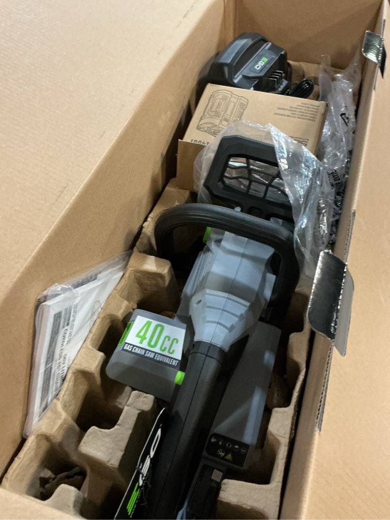 Condition photo showing Good Condition for ego power+ cs1611 16-inch 56v lithium-ion cordless chainsaw - battery and charger included, black