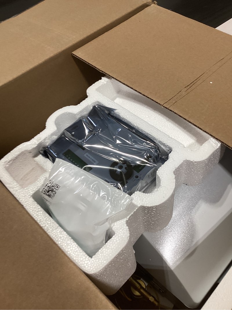 Condition photo showing New/Like New for AprilAire 600 17-gal. Whole-House Large Bypass Evaporative Humidifier with Automatic Digital Control for up to 5,000 sq. ft. + AprilAire Model 5844 Humidifier Installation Kit